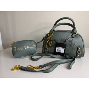 UK Juicy Couture Twig Small Bowler Bag Thyme. SOLD